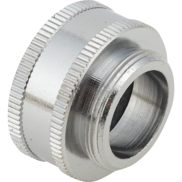 All-Source 55/64in. -27 Female to 3/4in. Female Hose Aerator Faucet Adapter W-11401F - main